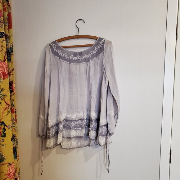 Anthropologie Lithe blouse size 8 BOHO - Picture 7 of 7